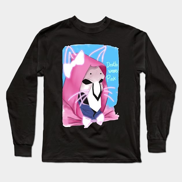 Pink Bunny Reaper Long Sleeve T-Shirt by ScarletMikan